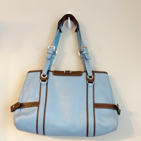 VTG Longchamp Leather Handbag - Picture 9 of 12